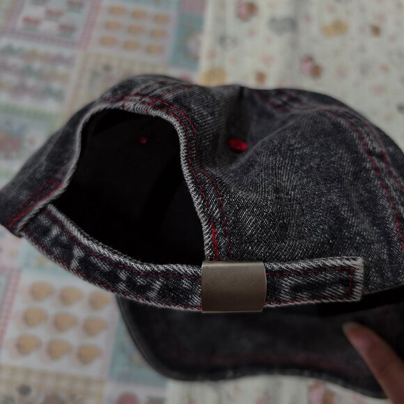 Diesel Washed Black Baseball Cap Unisex - Picture 5 of 5